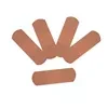100 Counts Waterproof PE elastic plastic adhesive plaster bandaid handyplast First Aid Adhesive Bandages